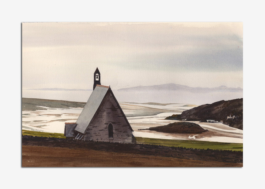 OR835 Golygfa o Eglwys Llandecwyn