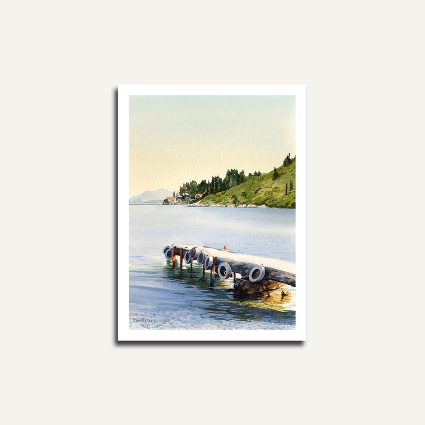 print only - Jetty at Kerasia.