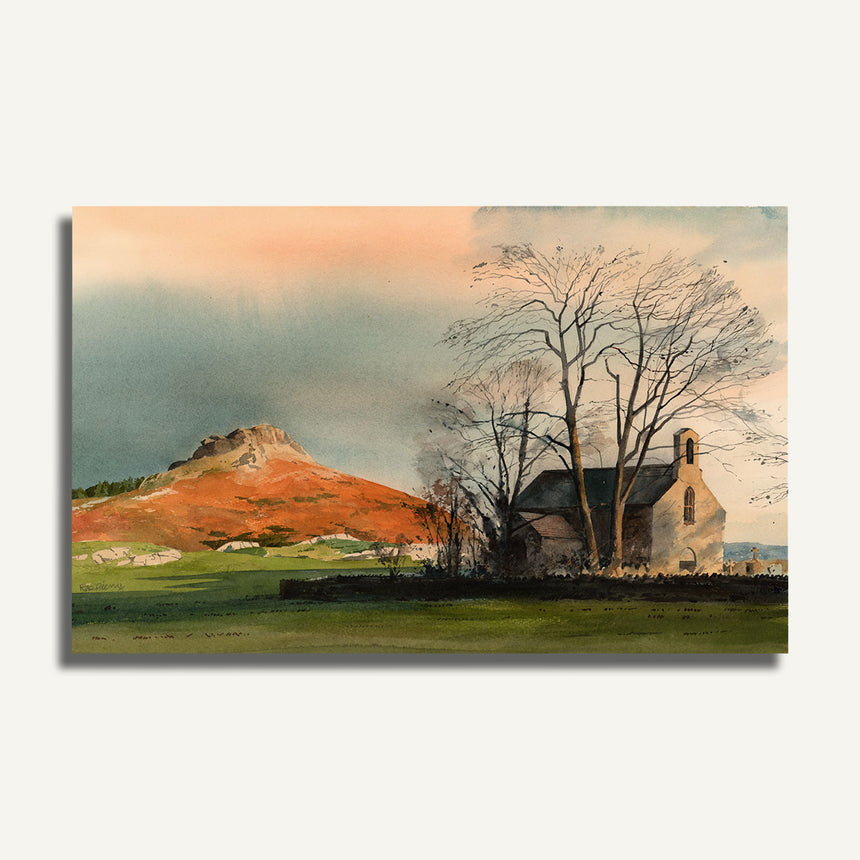 OR854 Eglwys Cynhaern a Moel y Gest