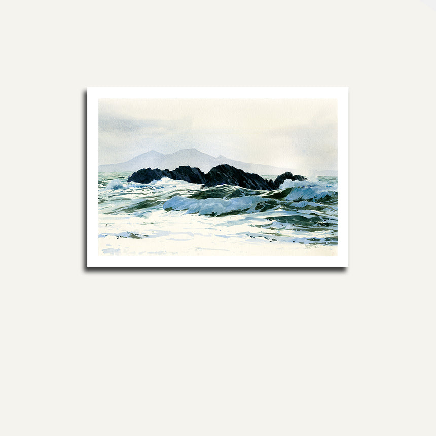 Print only - Rocks at Llanddwyn.