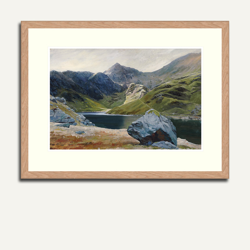 Framed - Snowdon from Llyn Llydaw.
