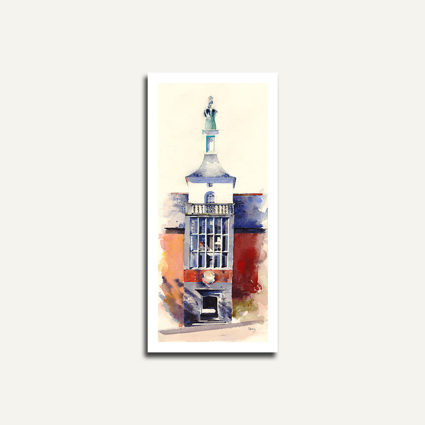 Print only - Townhall, Portmeirion.