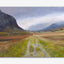 An oil Painting of the old road from Capel Curig along the Ogwen valley. An oil painting by Rob Piercy