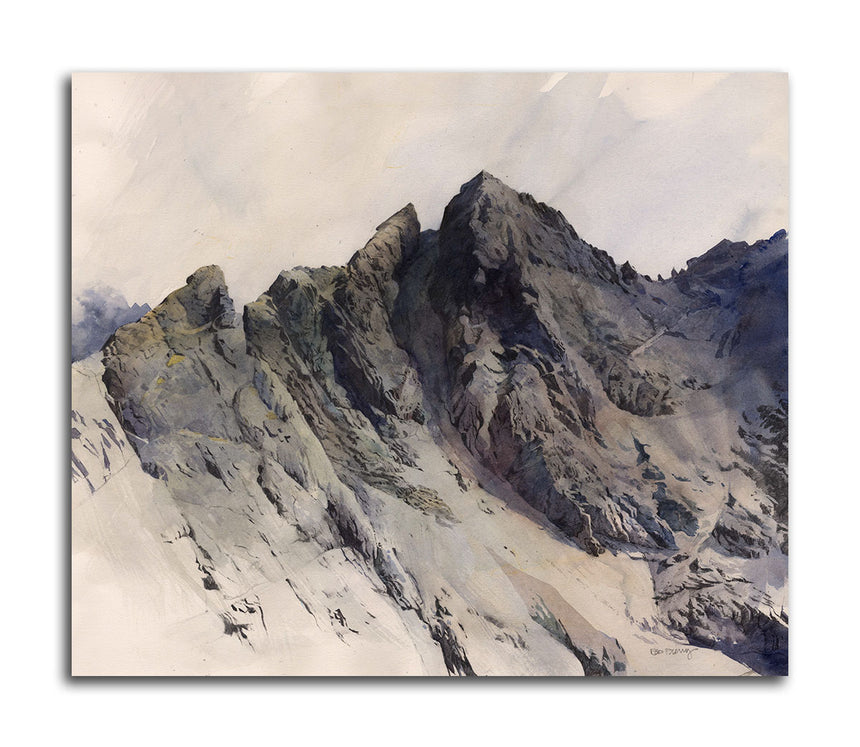 Sgurr Alastair. A drawing by Rob Piercy