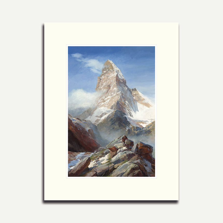 Mounted, The Matterhorn.